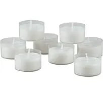 Stonebriar 48 Pack Unscented 6 to 7 Hour Extended Burn Time Clear Cup Tea Light