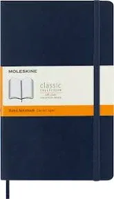 Moleskine Classic Soft Cover Extra Large Notebook - Ruled - Sapphire Blue