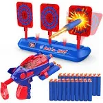 Excitobo Spider Shooting Toys for 3-12 Year Old Boys,Shooting Targets for Guns Toys for Ages 5-7 4-6 6-8 Outdoor Game Garden Toys Family Fun for