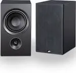 PSB Alpha P5 Bookshelf Speakers - Black Ash