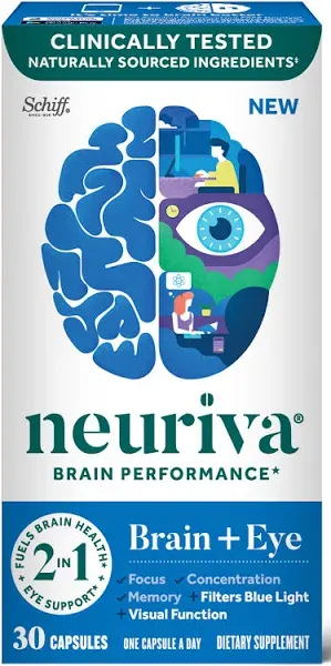 Neuriva Brain + Eye Vitamins A C E