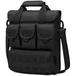 CamGo Tactical Briefcase for 12 inch Laptops Heavy Duty Military Shoulder Messenger Bag Mens Handbag