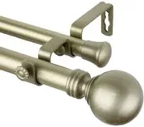 Rod Desyne Globe Double Curtain Rod