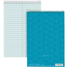 Tops 80284 Prism Steno Book Gregg Rule Blue 80 Sh per BK 4 BK per PK