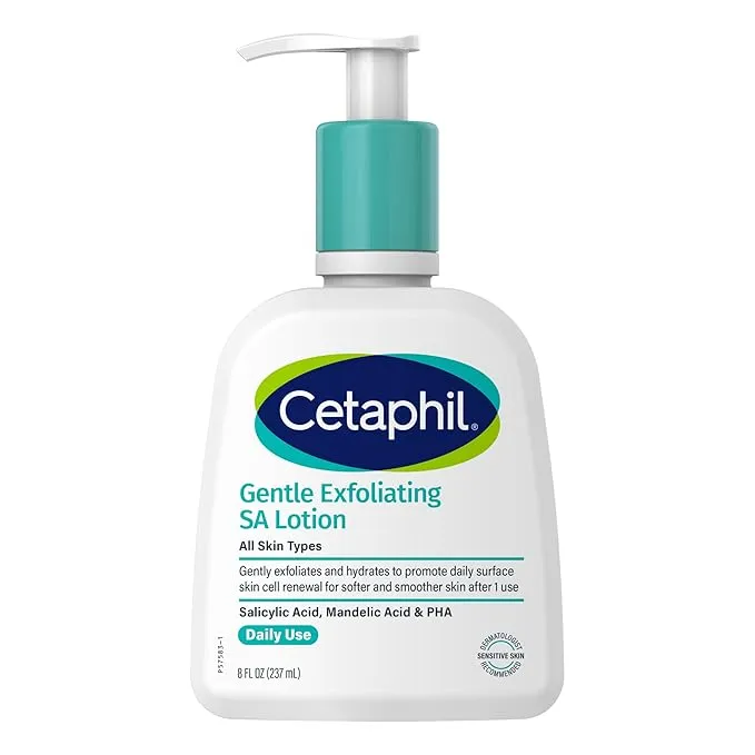 CETAPHIL Loción exfoliante suave SA hidratante ligera para todo tipo de piel