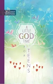 A Little God Time for Teens: 365 Daily Devotions (Faux Leather Gift Edit .. NEW