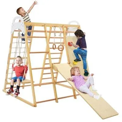 Costway 8-in-1 Jungle Gym Playset