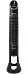 Honeywell QuietSet 8-Speed Whole-Room Tower Fan, Black