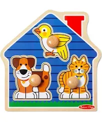 Melissa & Doug House Pets Jumbo Knob Puzzle