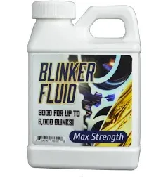 Blinker Fluid HAND HELD VERSION Hilarious Gag Gift Car Prank EMPTY Bottle