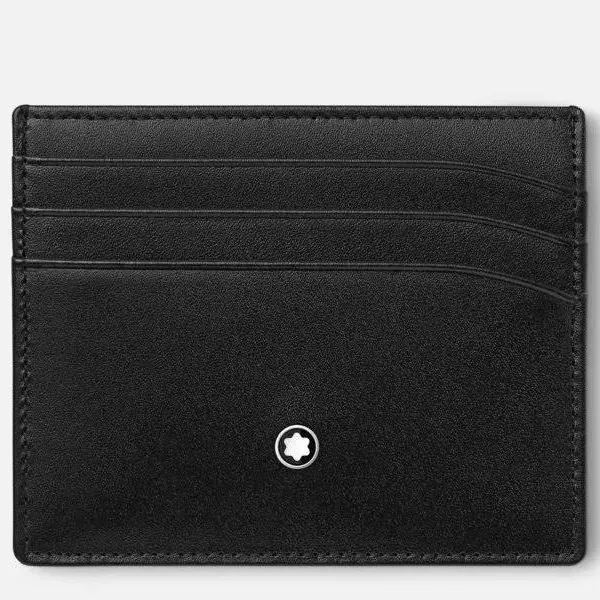 Montblanc Meisterstuck Men&#039;s Leather Wallet - Black (106653)