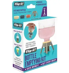 Flip-It Gray Polypropylene Bottle Emptying Kit