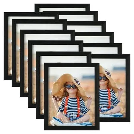 12 Pack 8 x 10 Black Picture Frames