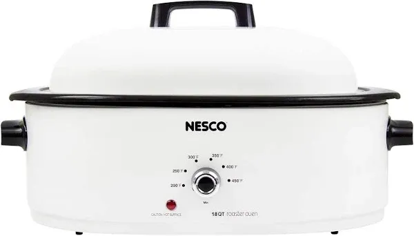 Nesco MWR18-14 Roaster Oven, 18 Quart, White