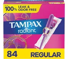 Tampax Radiant Tampons