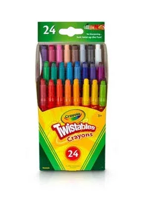 Crayola Twistables Mini Crayons 24 ea (Pack of 13)