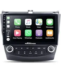 Maxpeedingrods Car Stereo Radio for Honda Accord 7th 2003-2007, Wireless Apple Carplay Android Auto, 10.1 inch IPS Touch Screen Head Unit, GPS