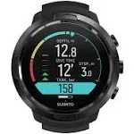 Used Suunto D5 All Black Dive Computer with Color Screen And Exchangea