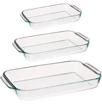 Pyrex Basics Oblong Baking Dish Bundle