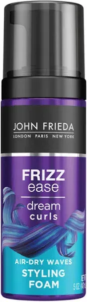 JOHN FRIEDA Frizz Ease Dream Curls Air-Dry Waves Styling Foam • 5 OZ