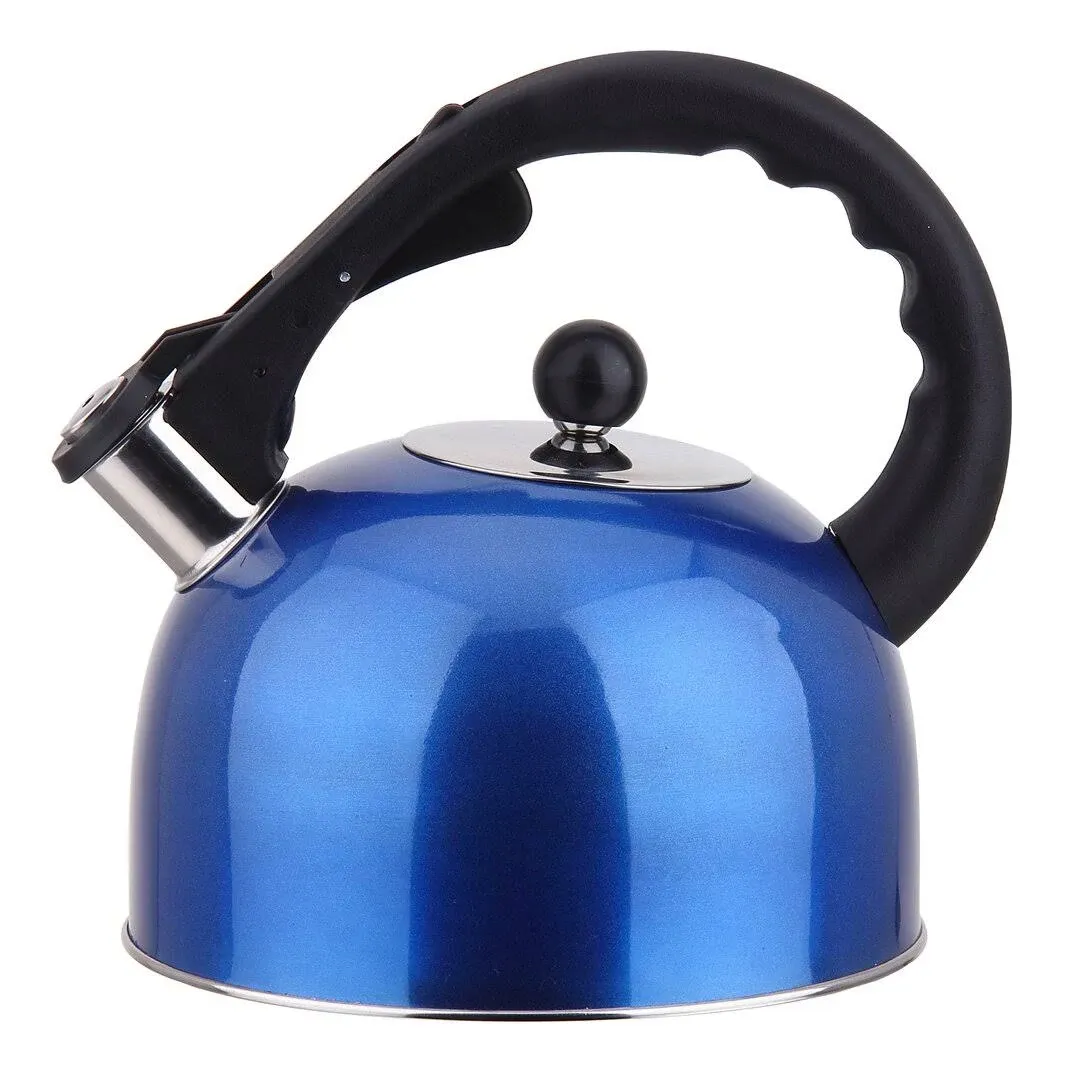 YBM Home Stainless Steel Stovetop Whistling Tea Kettle 3L, Induction Compatible ...