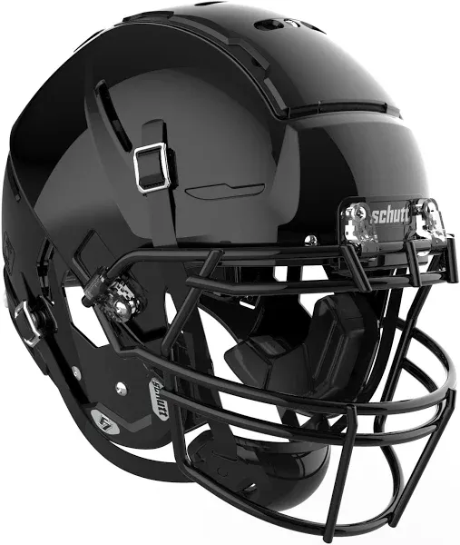 Schutt F7 2 0 Collegiate Football Helmet, Medium, Molded Gloss Black