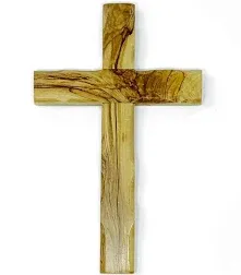 Logos Trading Post Holy Land Olive Wood Wall Cross