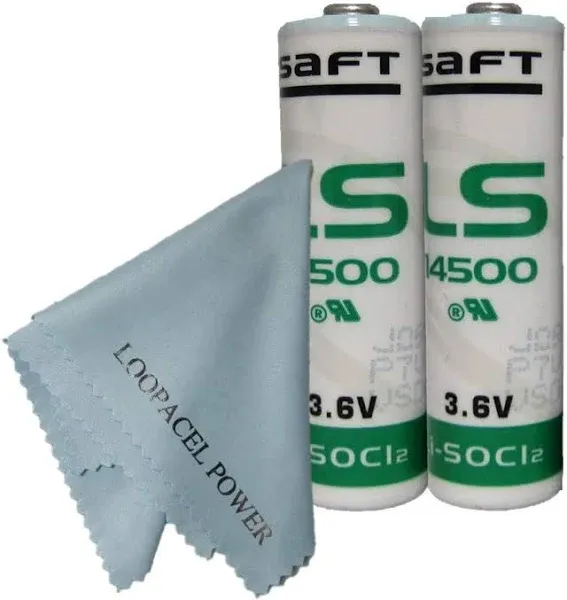 Saft AA 3.6V 2400mAh Lithium Batteries