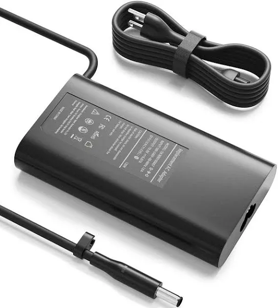 130W AC Adapter Laptop Charger for Dell XPS 15 7590 7570 9530 9560 9550 Precision 5530 5510 5540 5520 M3800 Inspiron 13 7000 7347 7348 Tip 4.5mm Power Supply Cord