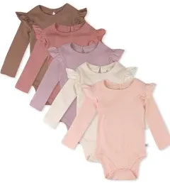 Organic Cotton Long Sleeve Bodysuits