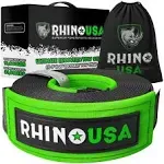 RHINO USA Recovery Tow Strap 3&#034; x 20ft 31,518lb Break Strength NEW open box