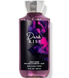 Bath &amp; Body Works DARK KISS Shower Gel 10 oz. BRAND NEW - Aloe +Vitamin E