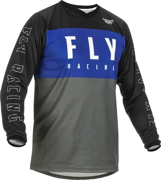 Fly Racing F-16 Jersey Blue/Grey/Blac<wbr/>k Md | 375-921M