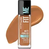 Maybelline Fit Me Matte + Poreless Liquid Oil-Free Foundation Makeup, Sun Beige, 1 Count (Packaging May Vary)