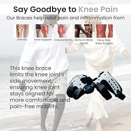 Comfyorthopedic OA Unloader Knee Brace for Osteoarthritis, Bone on Bone Arthritis with Adjustable ROM Offloading Knee Joint Pain Cartilage Repair Degeneration. Medial & Lateral L1851 / L1843 (Right)