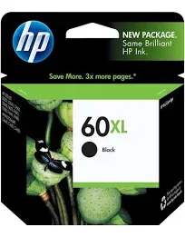 HP 60XL Black High-Yield Ink Cartridge