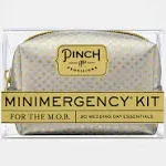 Pinch Provisions Minimergency Kit for M.O.B, Includes 20 Must-Have Emergency Essential Items for The Big Day, Compact, Multi-functional Zipper Pouch