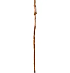 Brazos Rustic Wood Walking Stick, Hawthorn, Traditional Style Handle, for Men & Women, Made in the USA, 48"