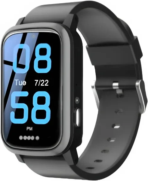 Elderly 4G Cellular Rectangular Smart Watch – Ultimate Connectivity and Style! S