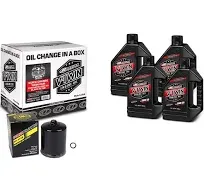 Maxima V-Twin Synthetic Oil Change Kit For Harley Twin Cam 1999-2017