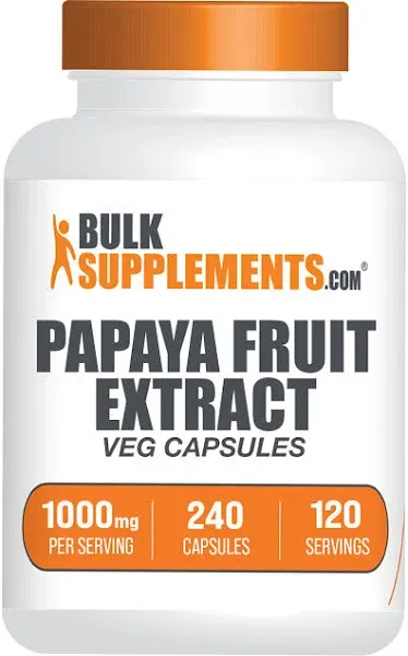 Bulk Supplements.com Papaya Fruit Extract Capsules