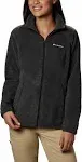 Columbia Women's Benton Springs Full Zip Fleece Jacket, Charcoal Heather, S