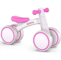 Baby Balance Bike for 1 Year Old Boys Girls 12-24 Month Toddler 4 Wheels Gifts