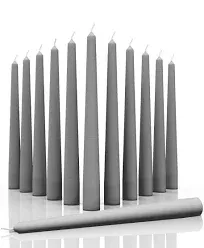 Handmade Dripless Yellow Taper Candles 12 Inch Set of 4 - Elegant Ambiance