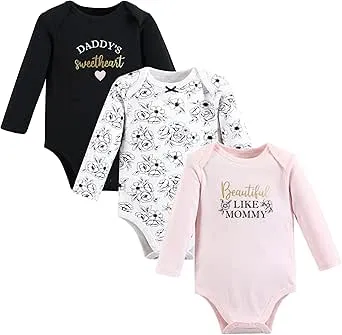 Hudson Baby unisex-baby Cotton Long-sleeve Bodysuits