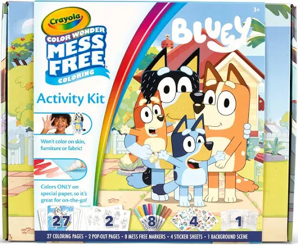 Crayola Bluey Color Wonder Activity Kit