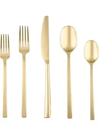 Beacon Gold Mirror 20-Piece Flatware Set