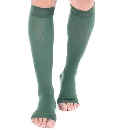 Doc Miller Open Toe Compression Socks mmHg, Toeless Compression Socks Women and Men