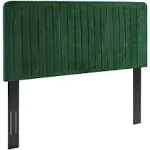 Milenna Queen/Full Tufted Velvet Headboard