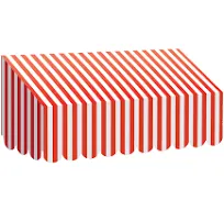 Red & White Awning